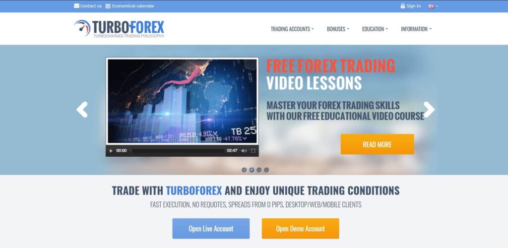 Обзор сайта брокера-мошенника Turbo Forex