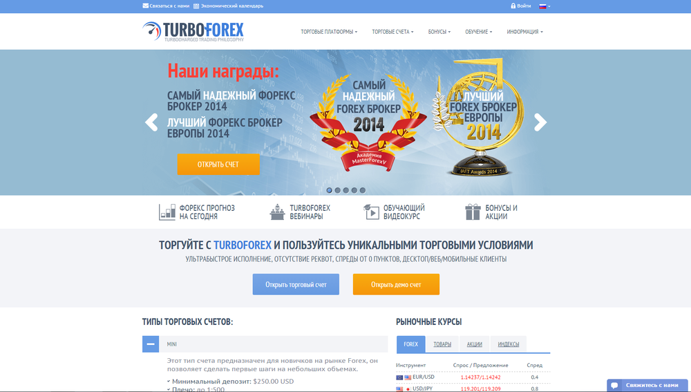 Обзор очередного лохотрона Turbo Forex и отзывы